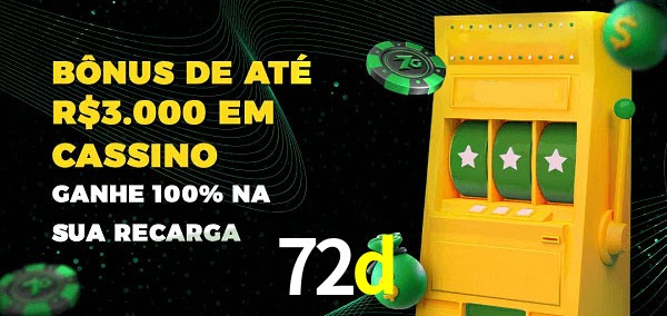 72d melhor bônus de depósito